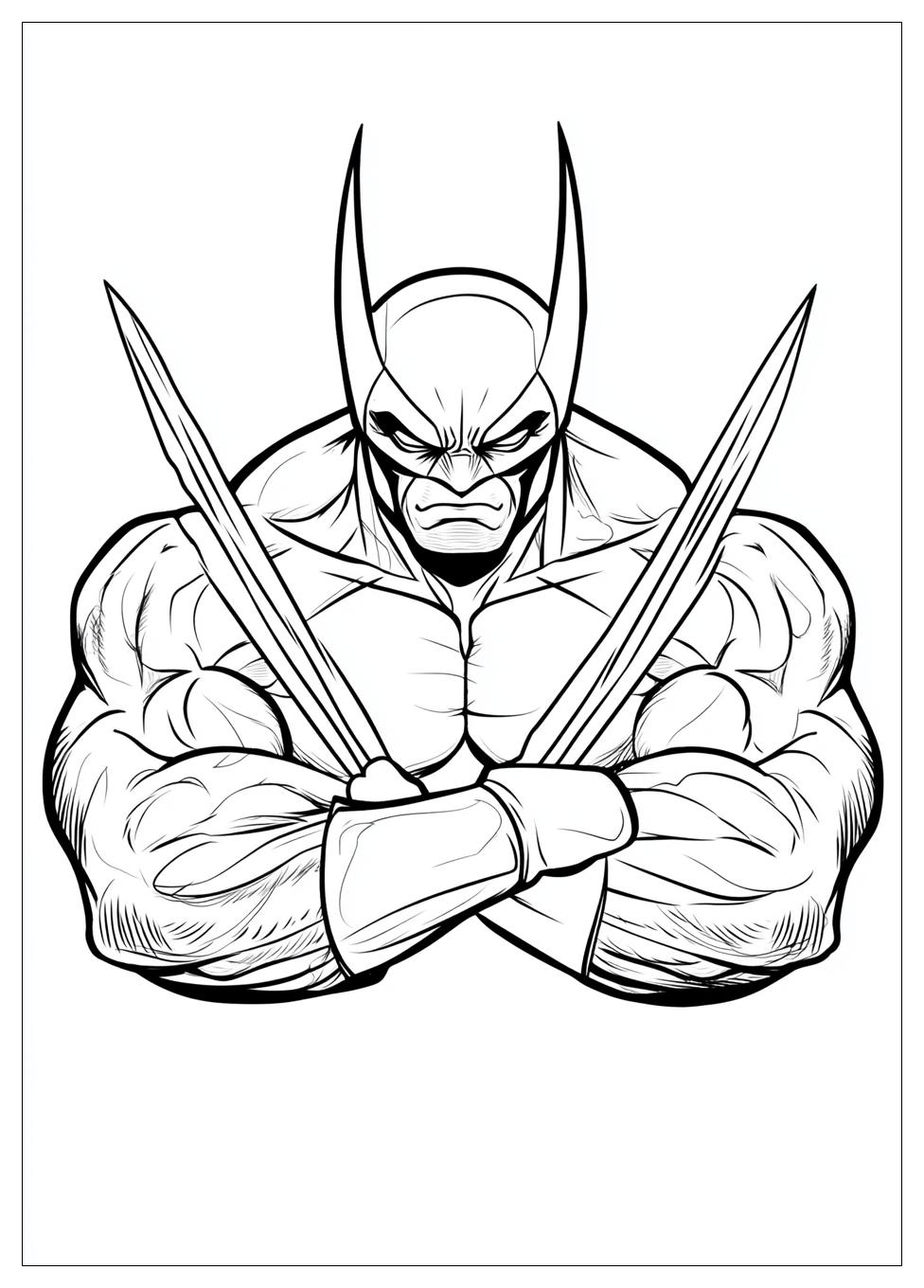 Free Printable Wolverine Coloring Pages 9 Wolverine Coloring Pages-9