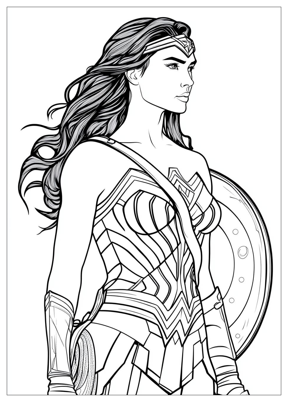 Wonder Woman Coloring Pages-11