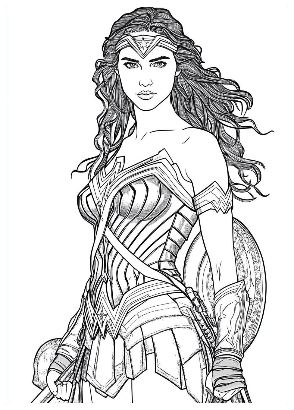 Wonder Woman Coloring Pages-13