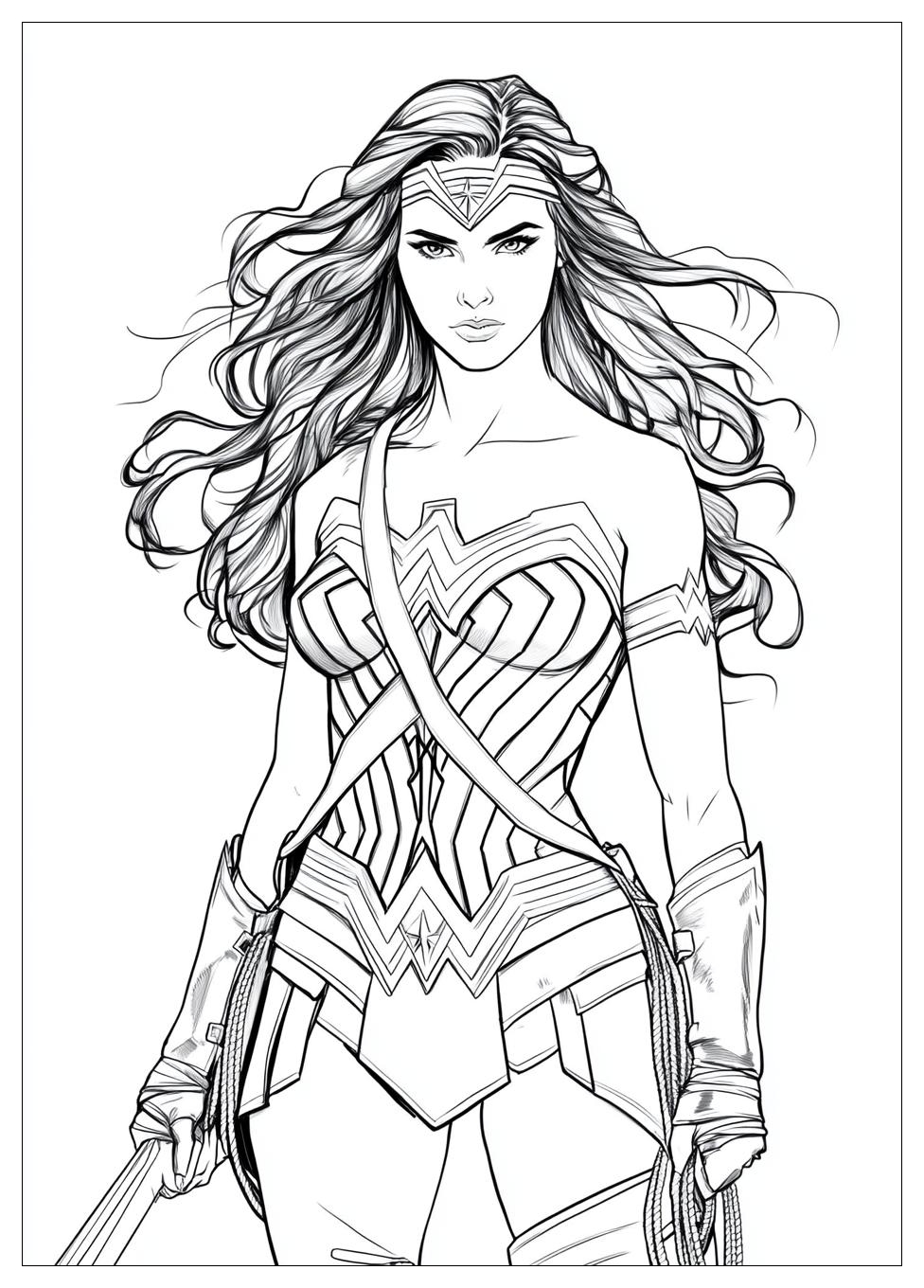 Wonder Woman Coloring Pages-14