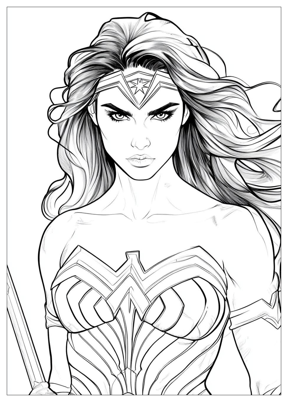 Wonder Woman Coloring Pages-15