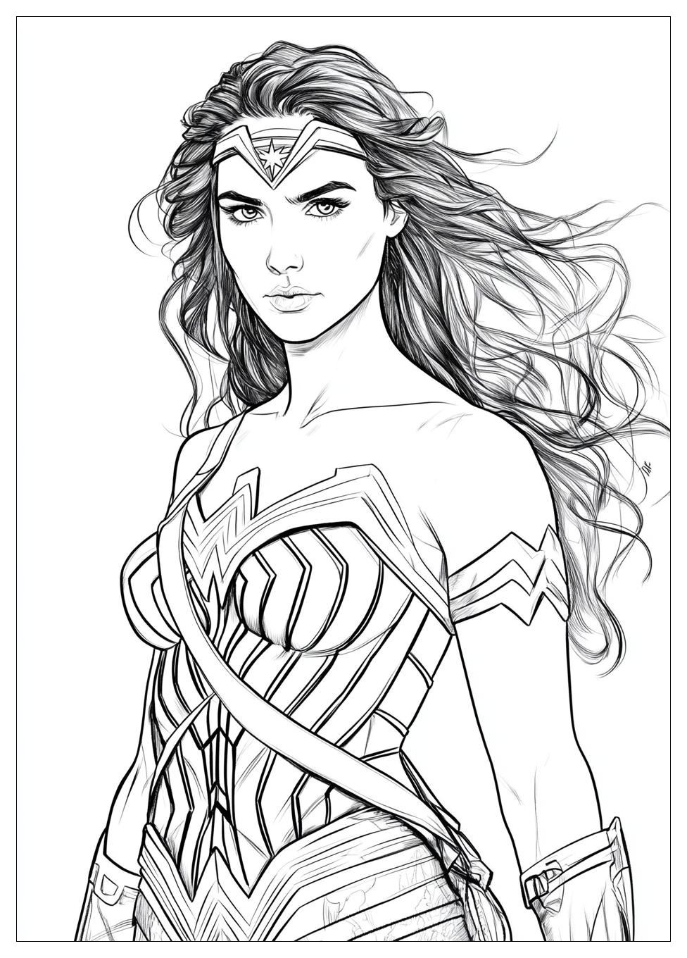 Wonder Woman Coloring Pages-16