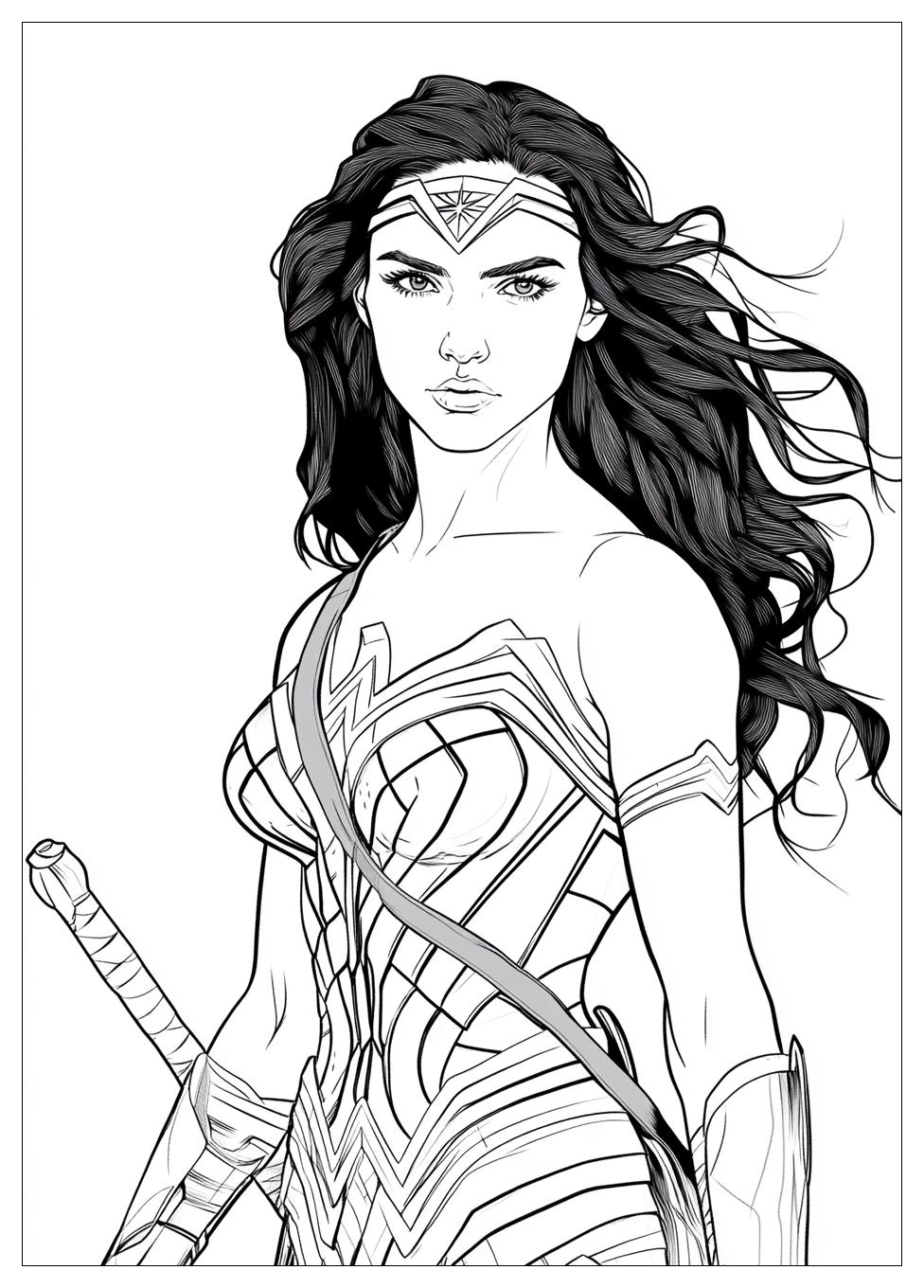 Wonder Woman Coloring Pages-18