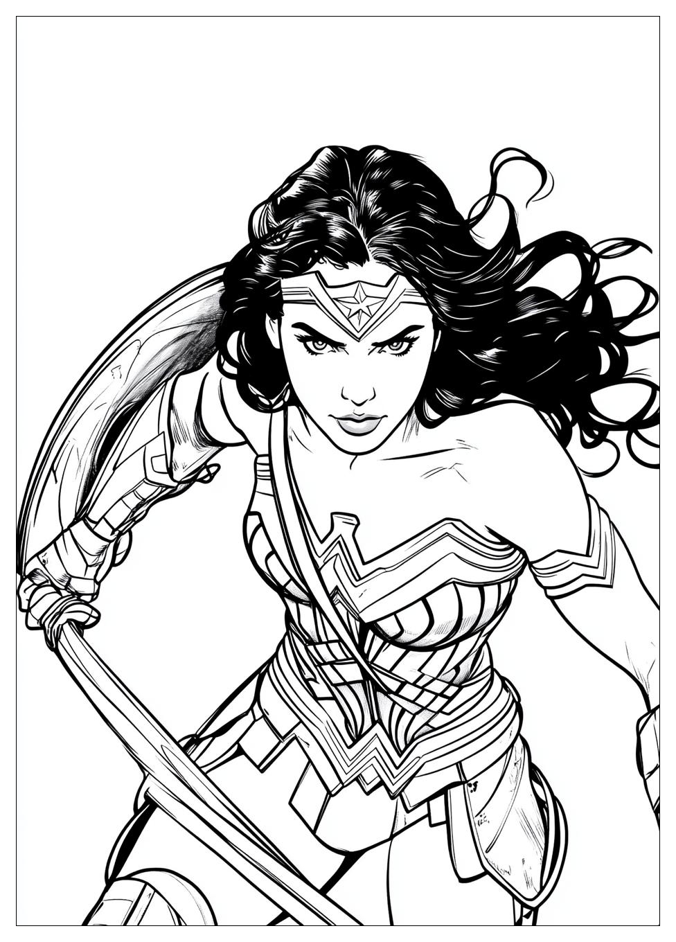 Wonder Woman Coloring Pages-3