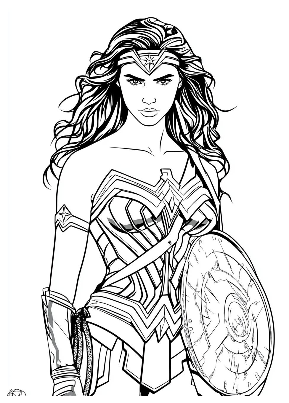 Wonder Woman Coloring Pages-7