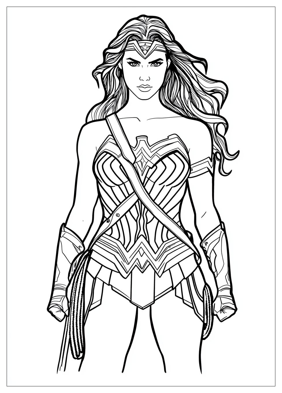 Wonder Woman Coloring Pages-8