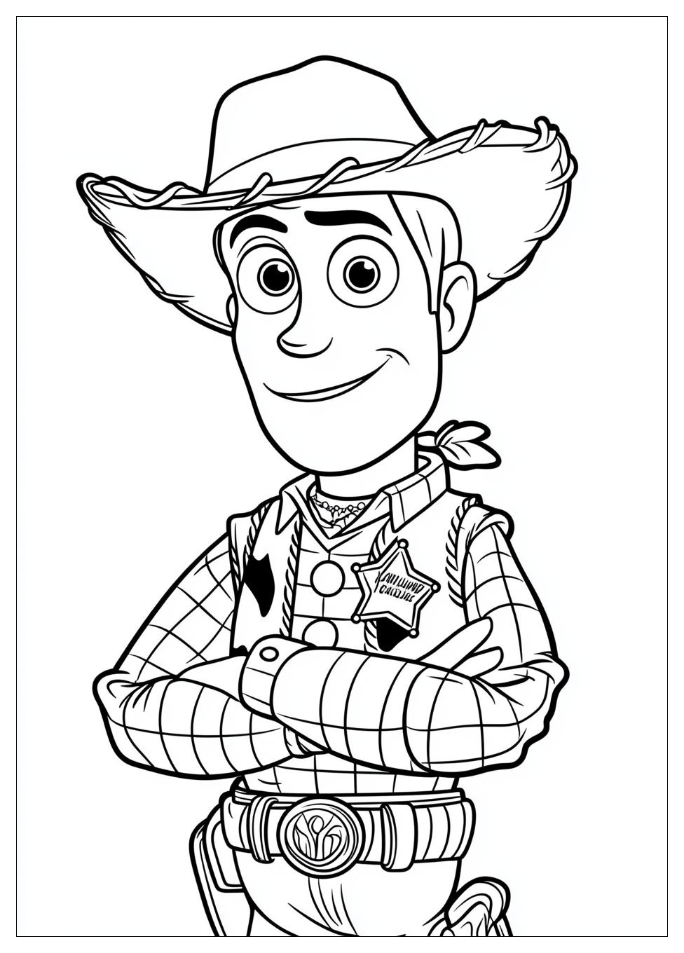 Woody Coloring Pages-1