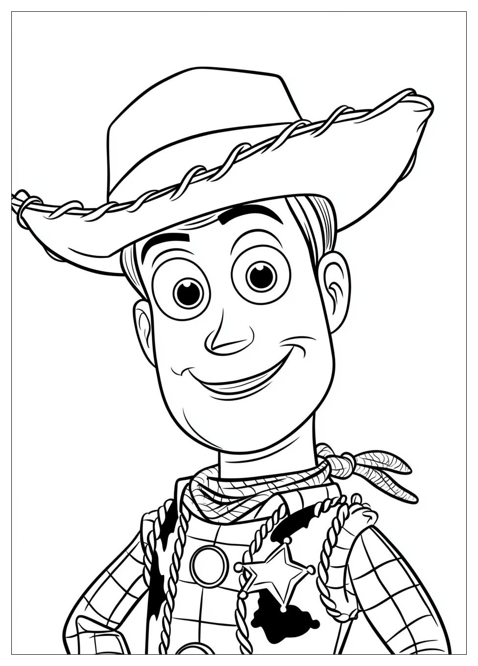 Woody Coloring Pages-11