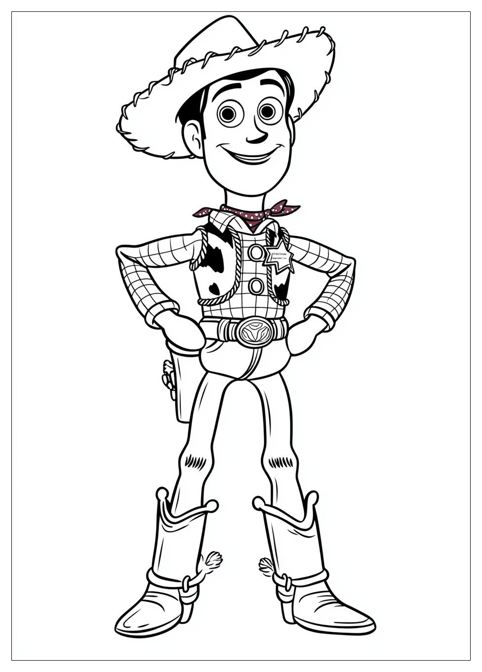 Woody Coloring Pages-12