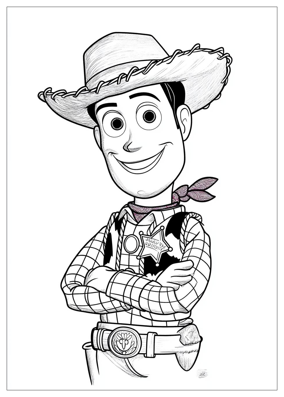 Woody Coloring Pages-13