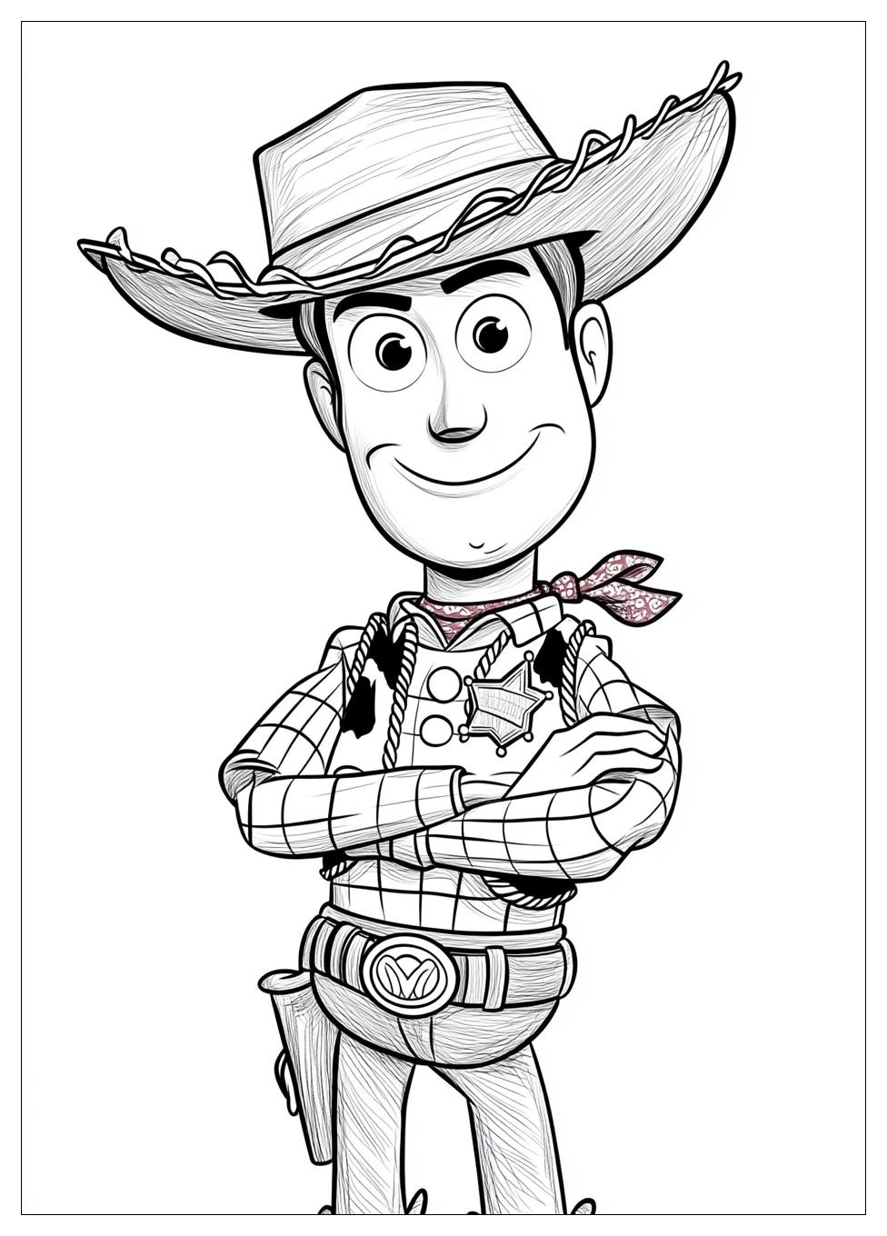 Woody Coloring Pages-17