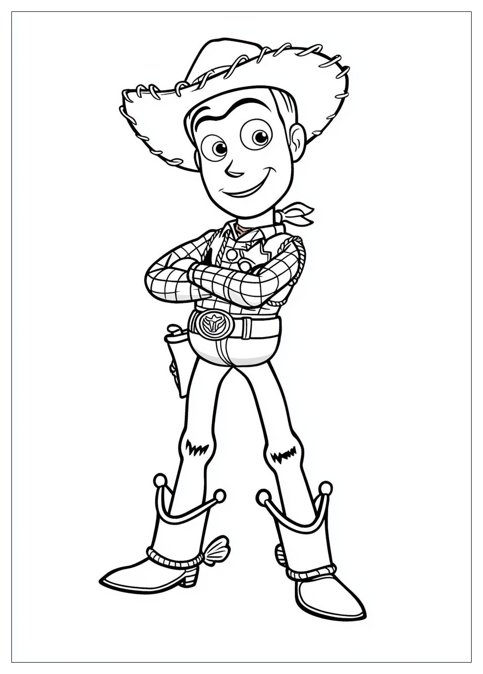 Woody Coloring Pages-3