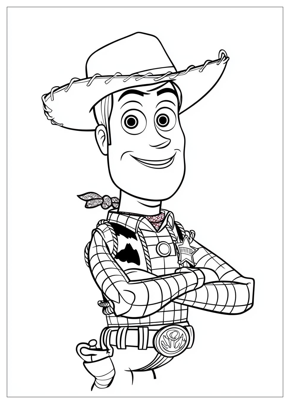 Woody Coloring Pages-4