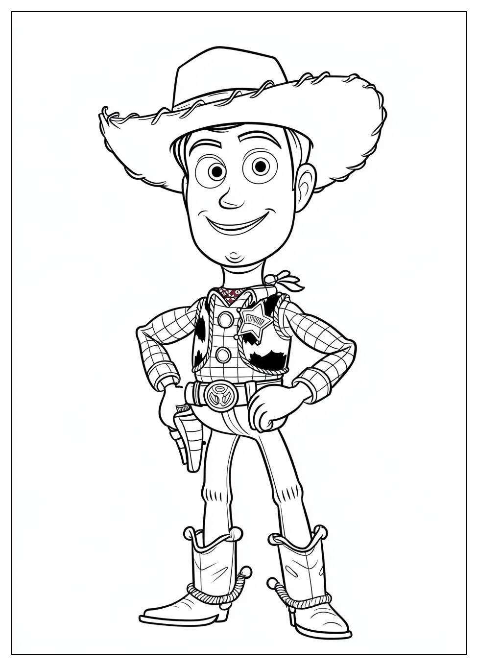 Woody Coloring Pages-5