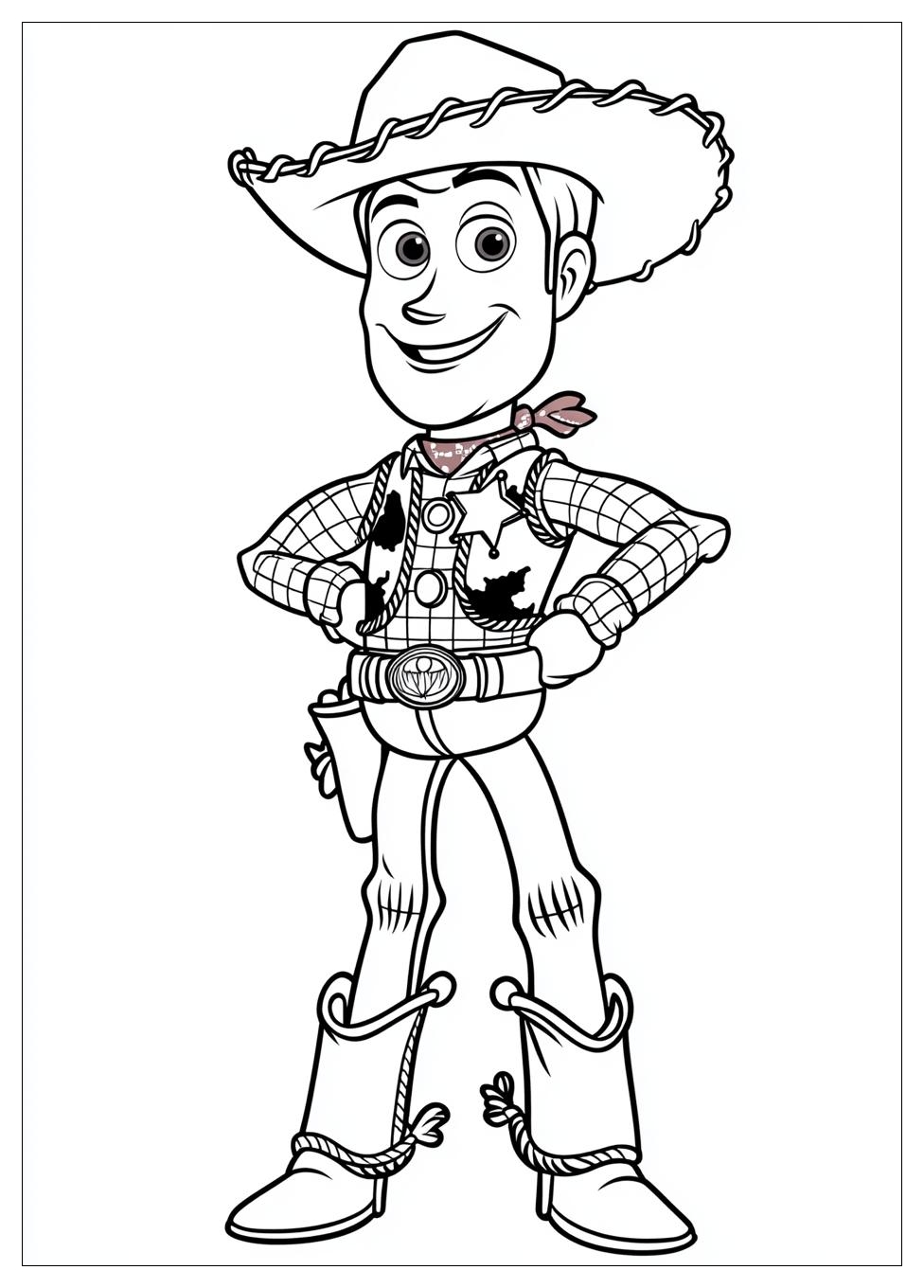 Woody Coloring Pages-6
