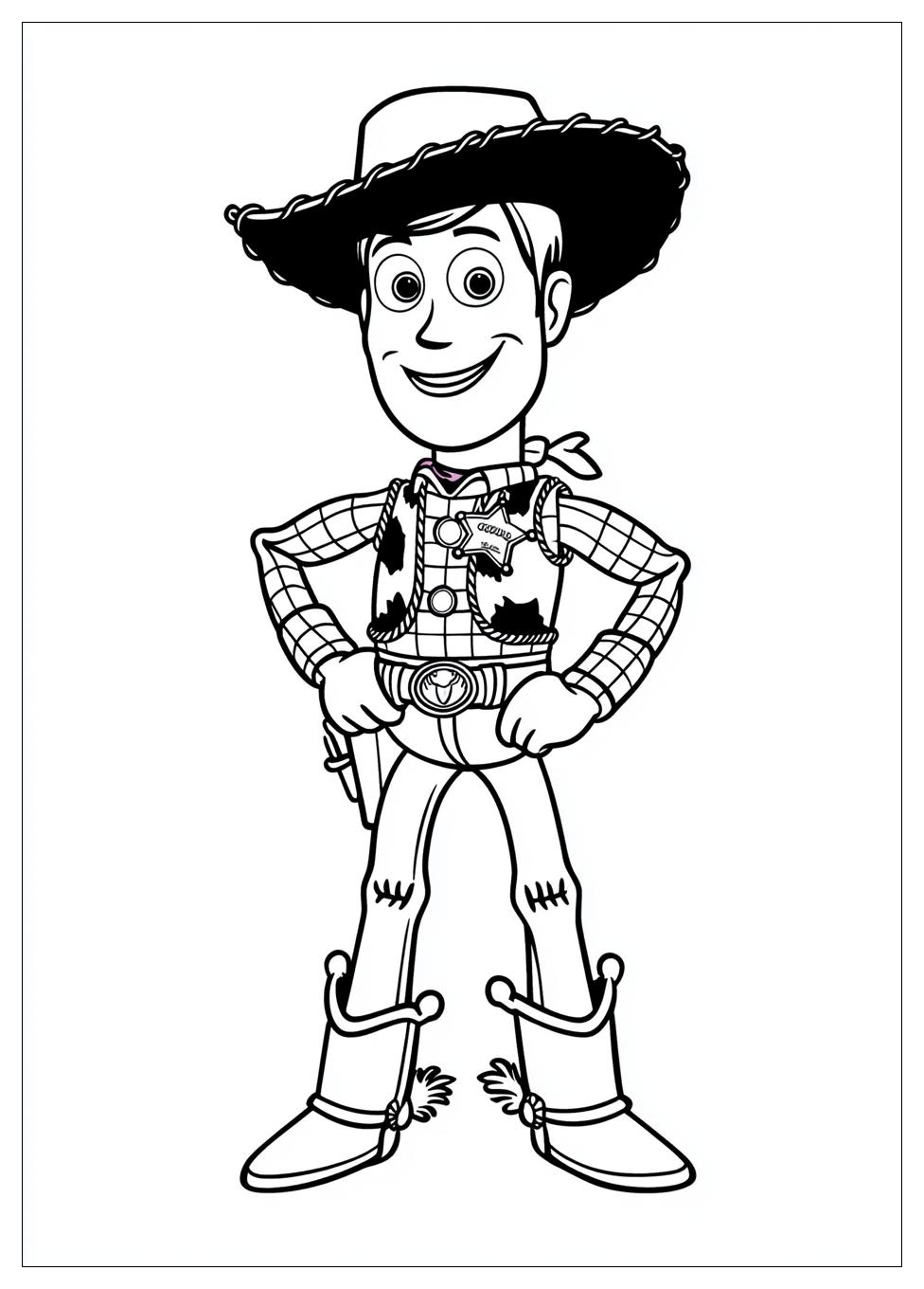 Woody Coloring Pages-7