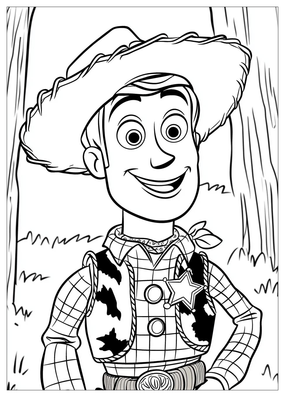 Woody Coloring Pages-8