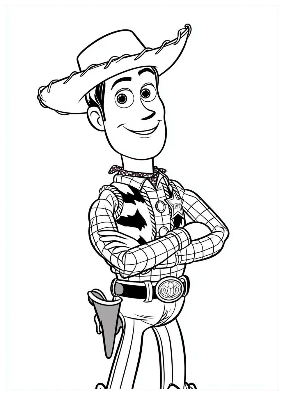 Woody Coloring Pages-9