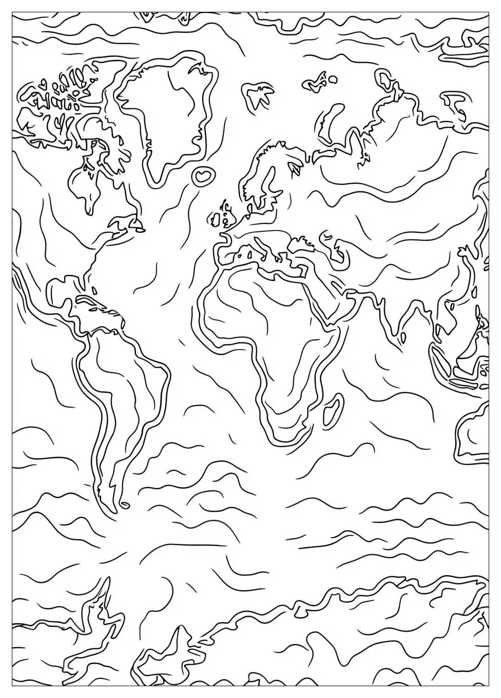 World Map Coloring Pages-20