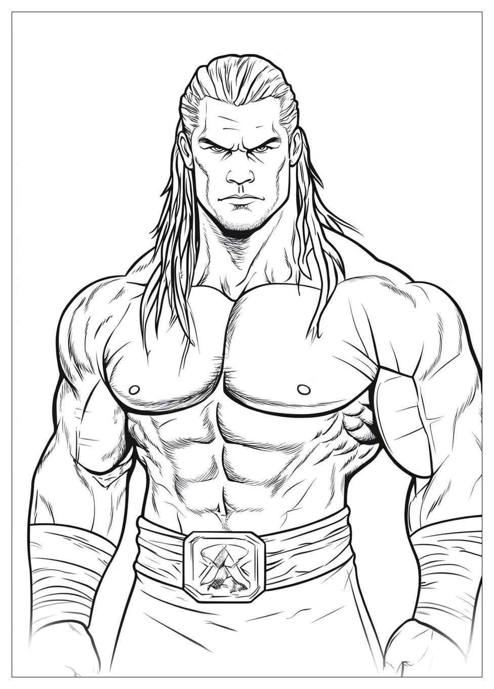 Wwe Coloring Pages-10