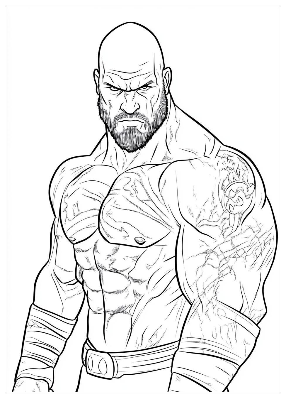 Wwe Coloring Pages-12