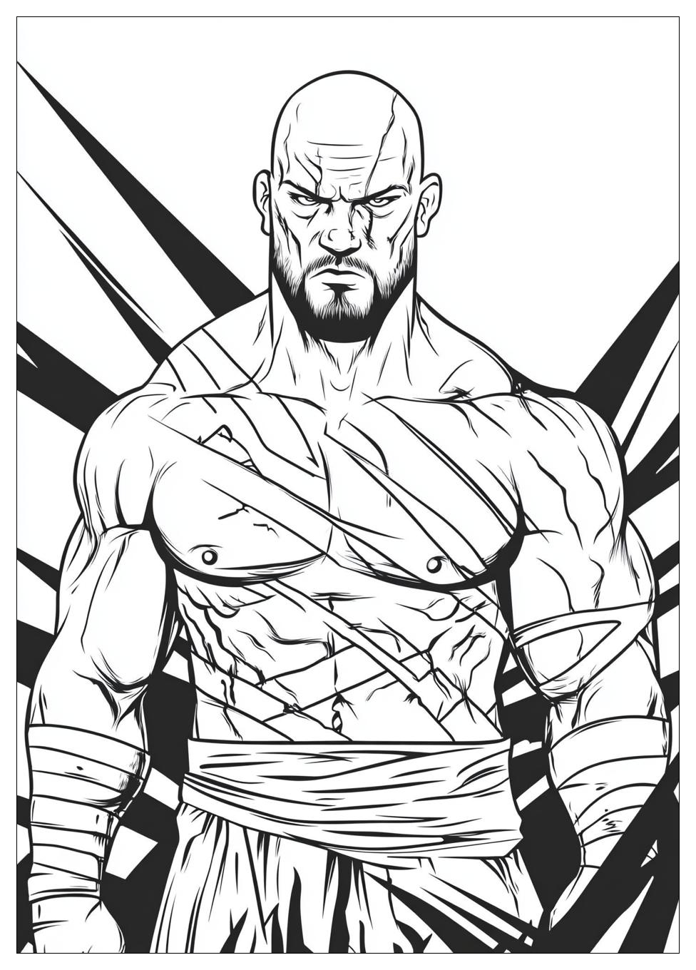 Wwe Coloring Pages-3