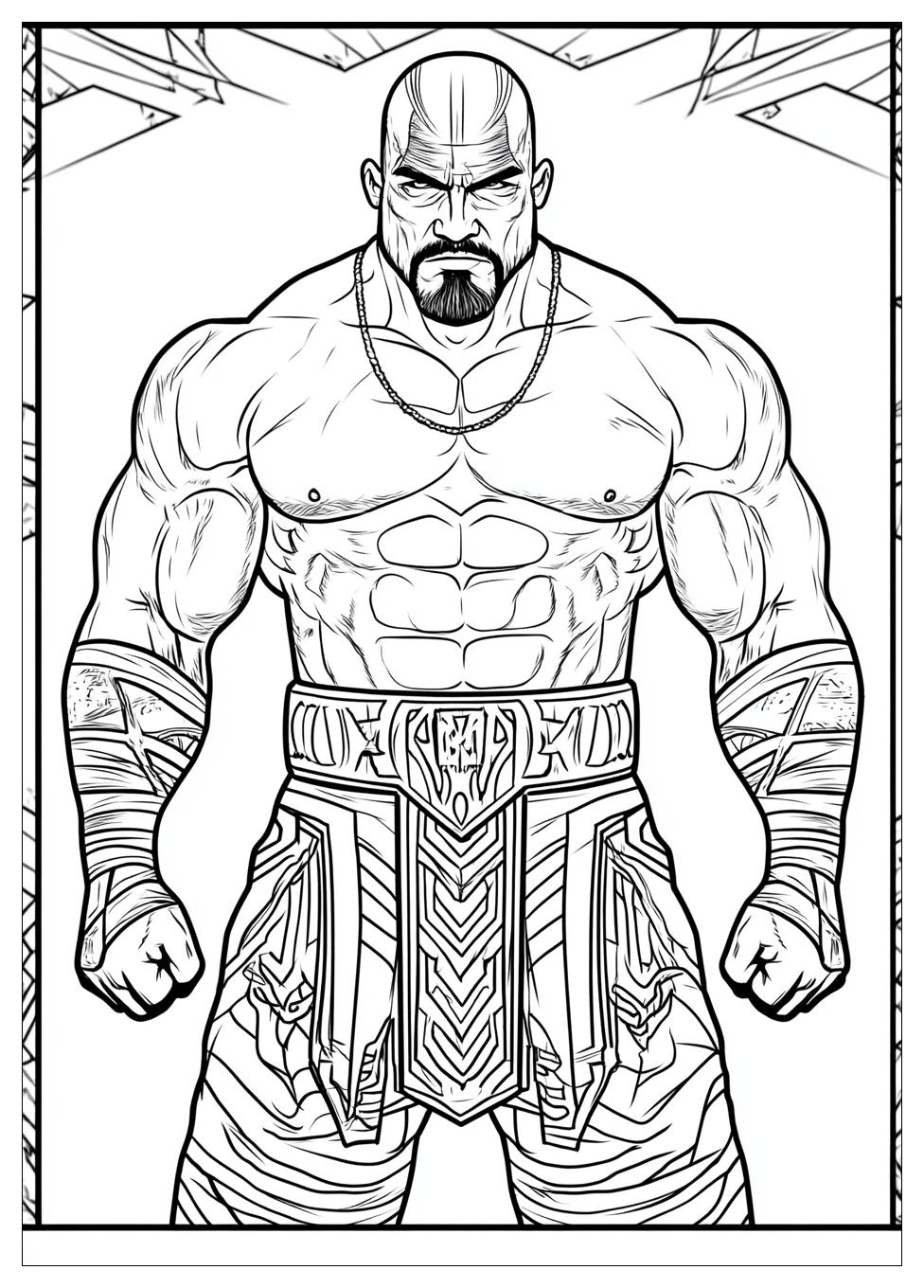 Wwe Coloring Pages-7