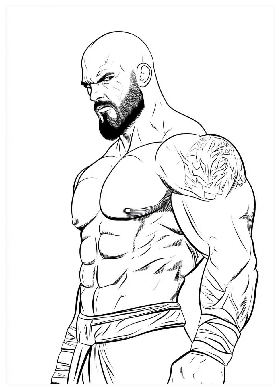 Wwe Coloring Pages-8