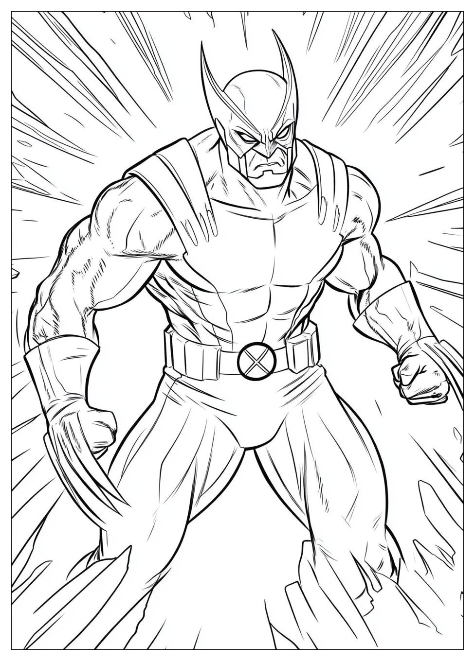 X Men Coloring Pages-10