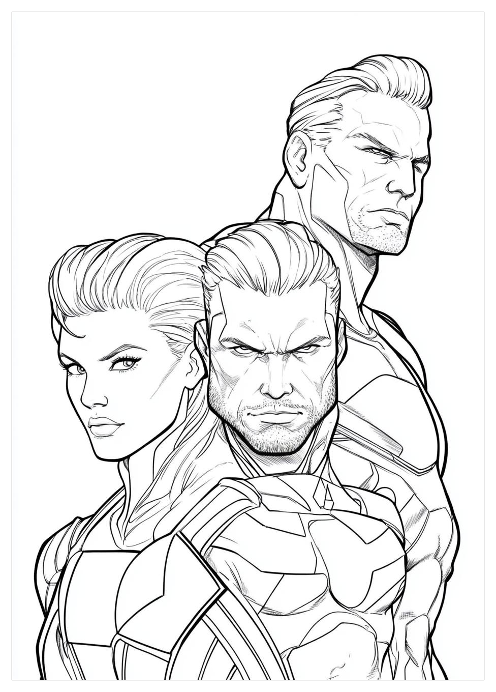 X Men Coloring Pages-11
