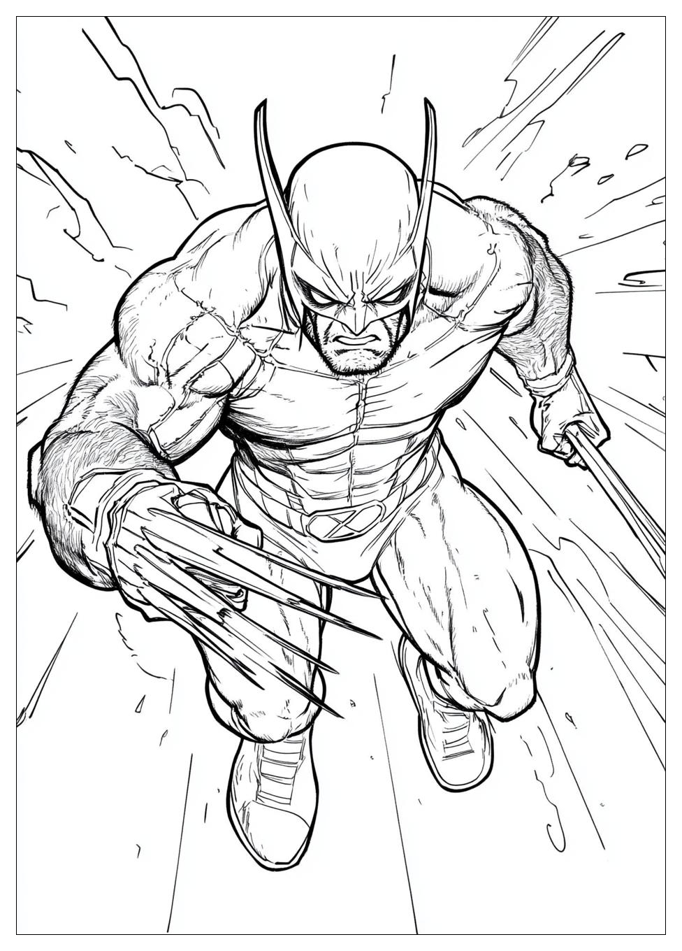 X Men Coloring Pages-12