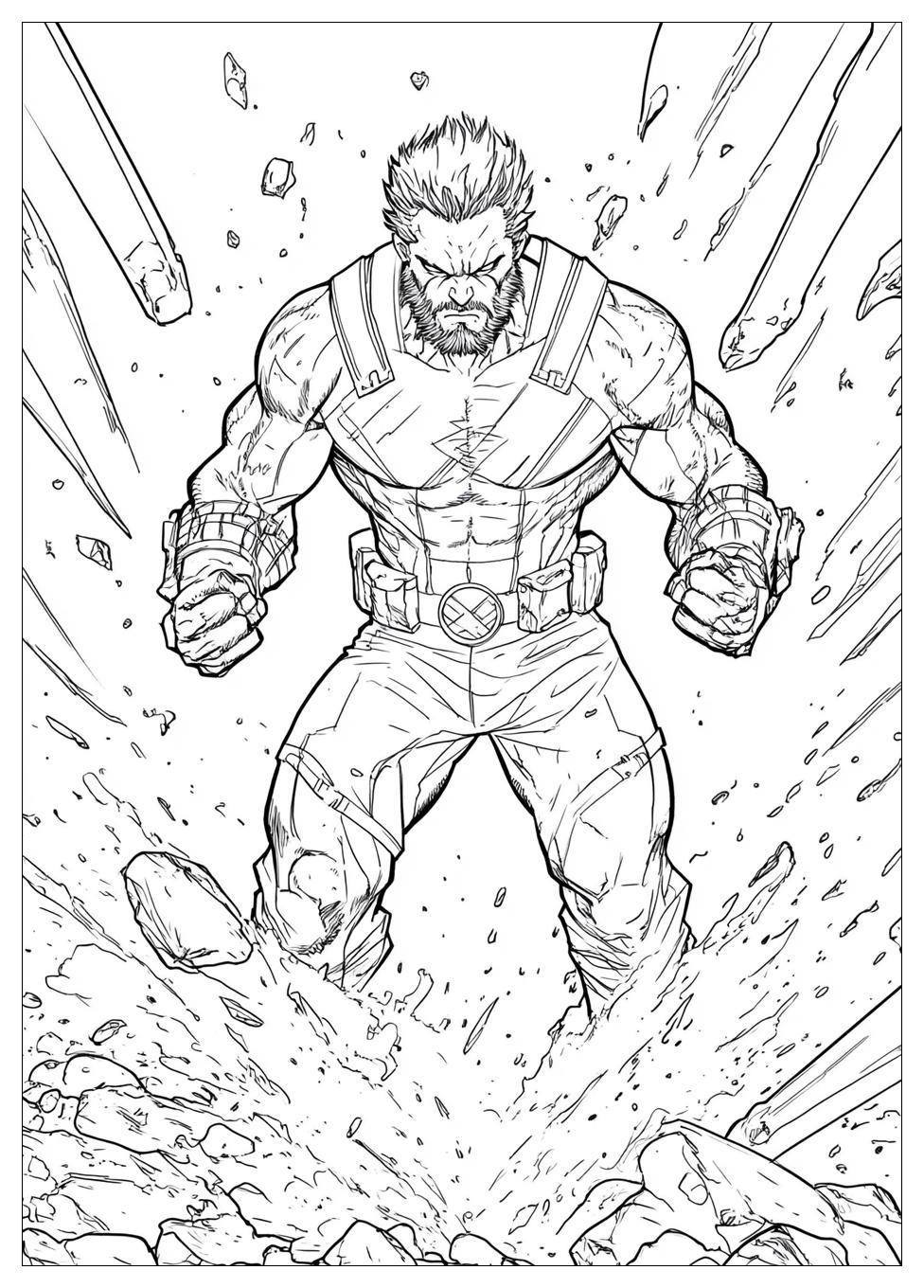 X Men Coloring Pages-13