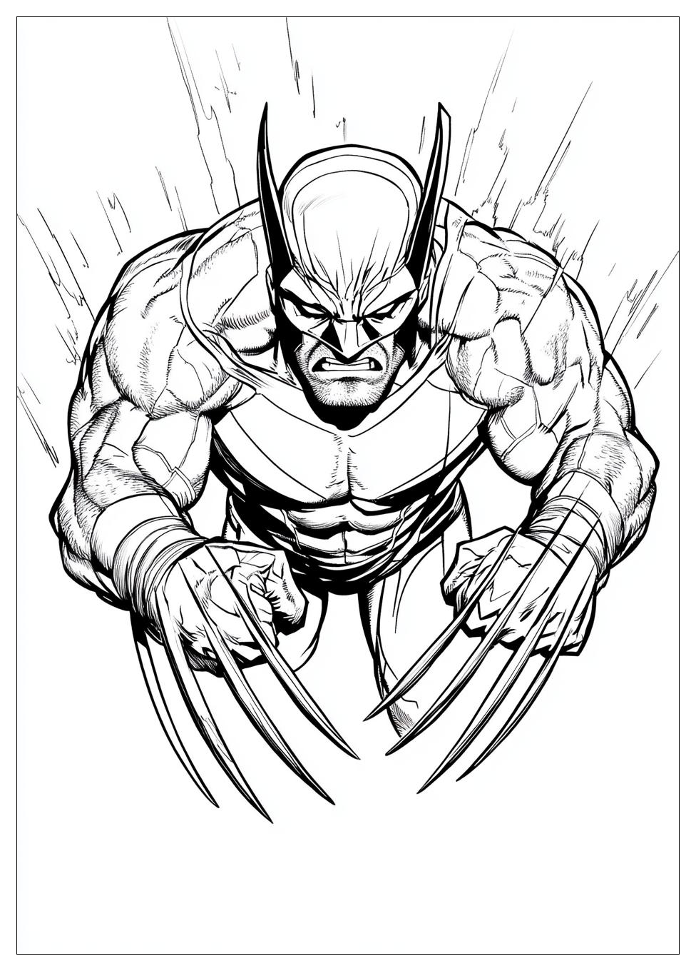 X Men Coloring Pages-16