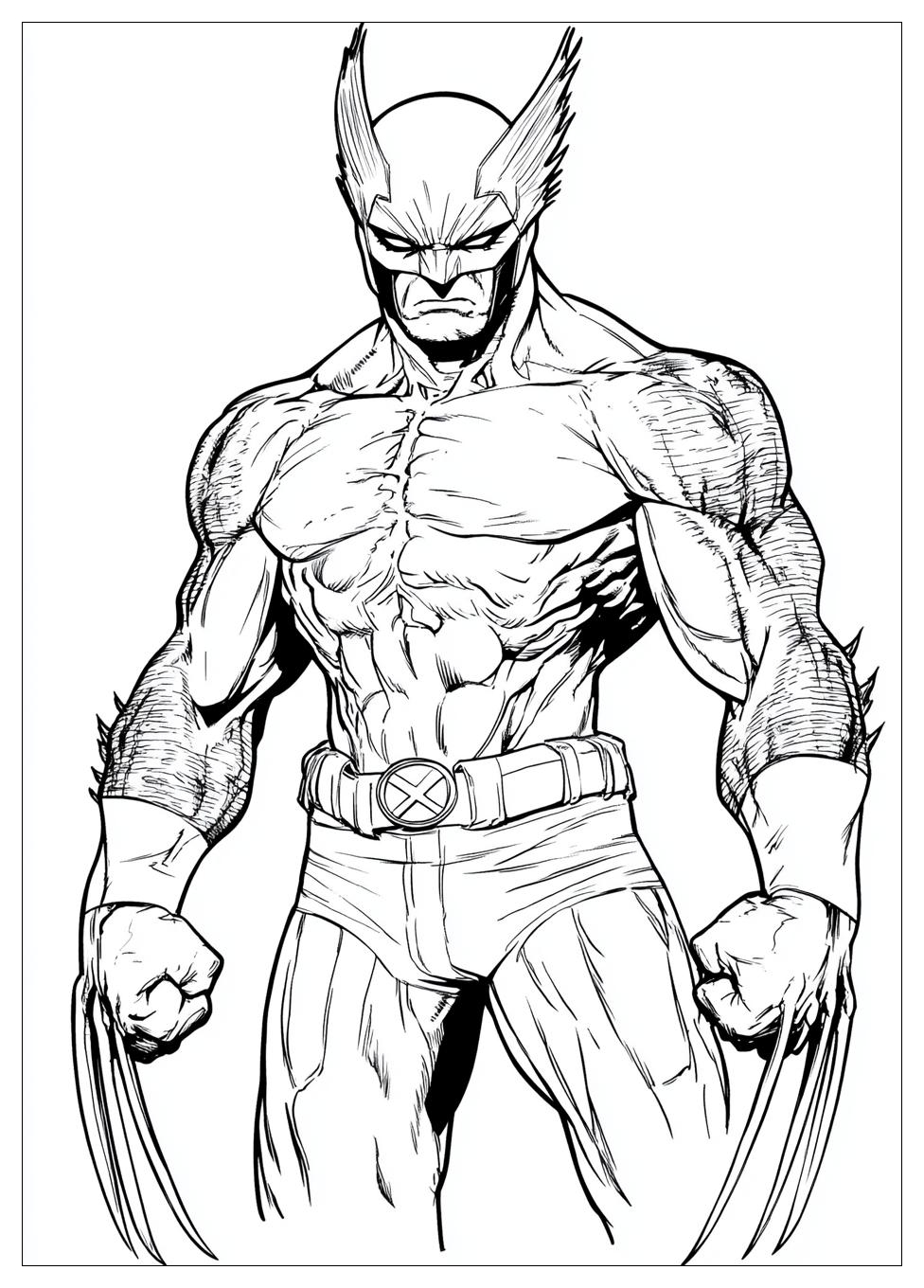 X Men Coloring Pages-18