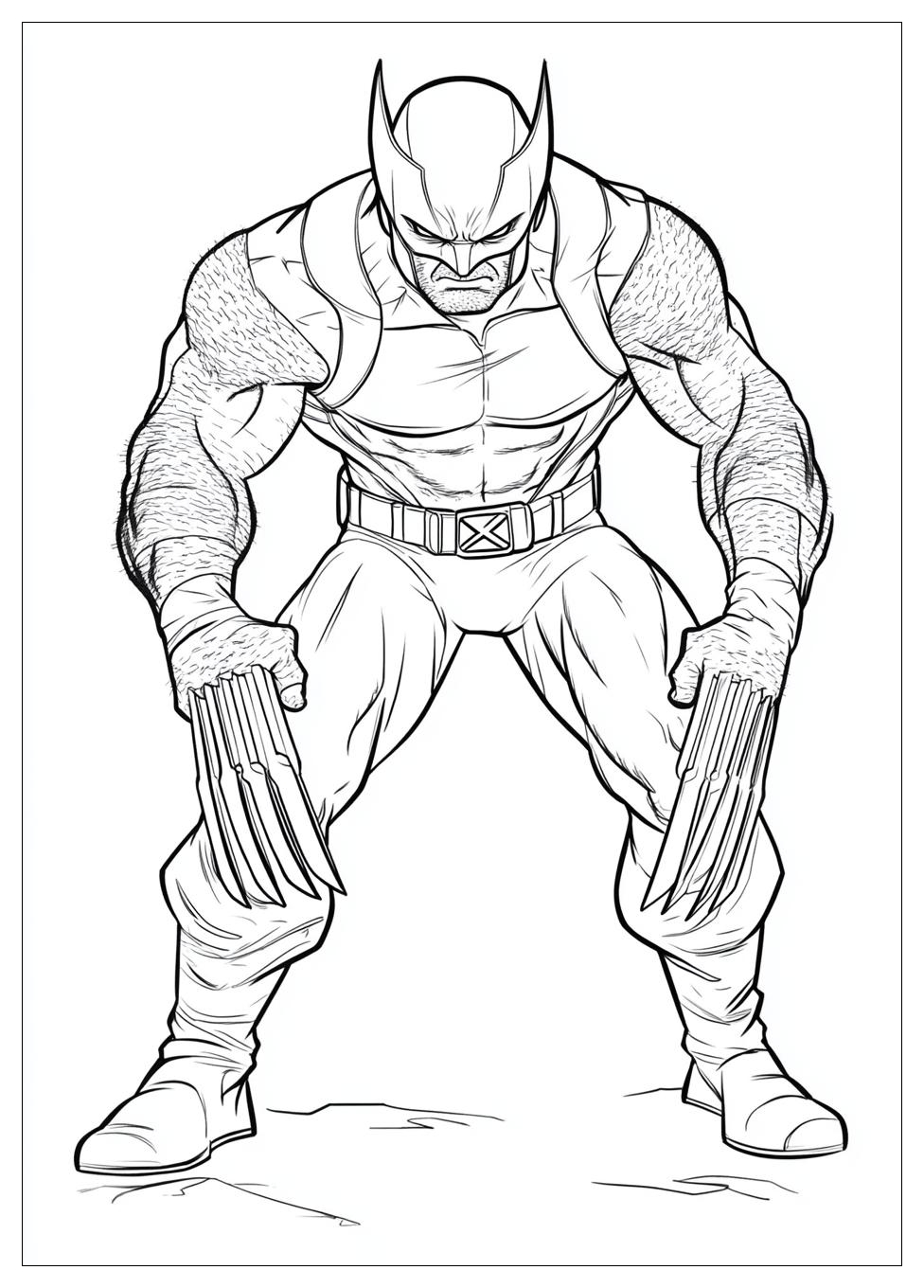 X Men Coloring Pages-3