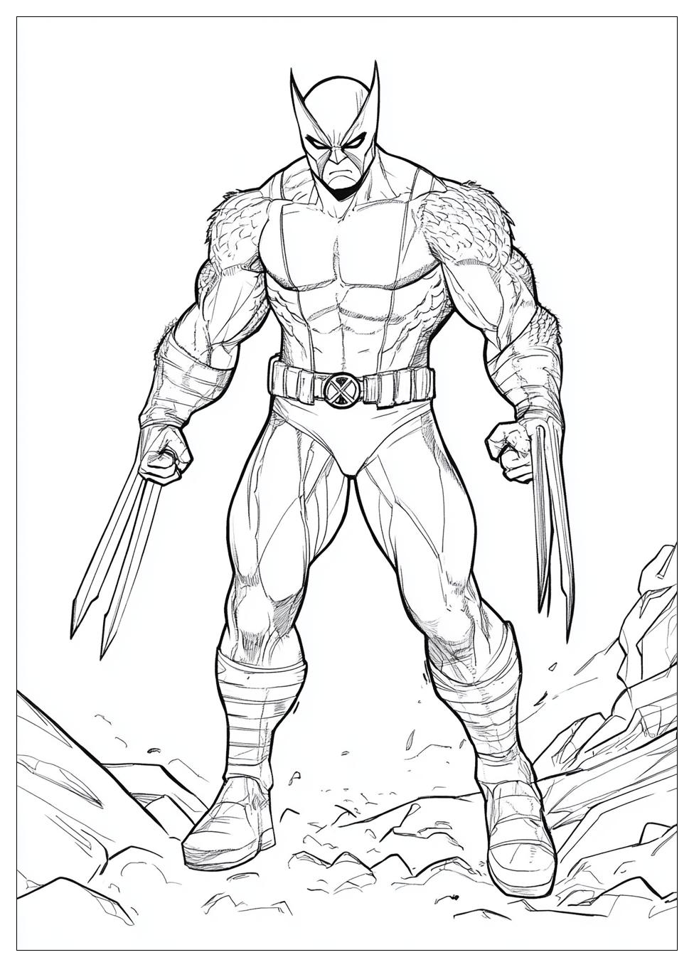 X Men Coloring Pages-5