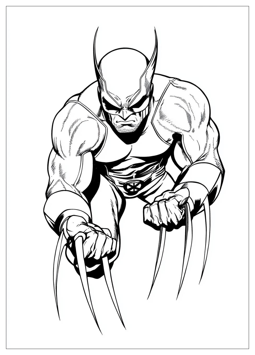X Men Coloring Pages-6