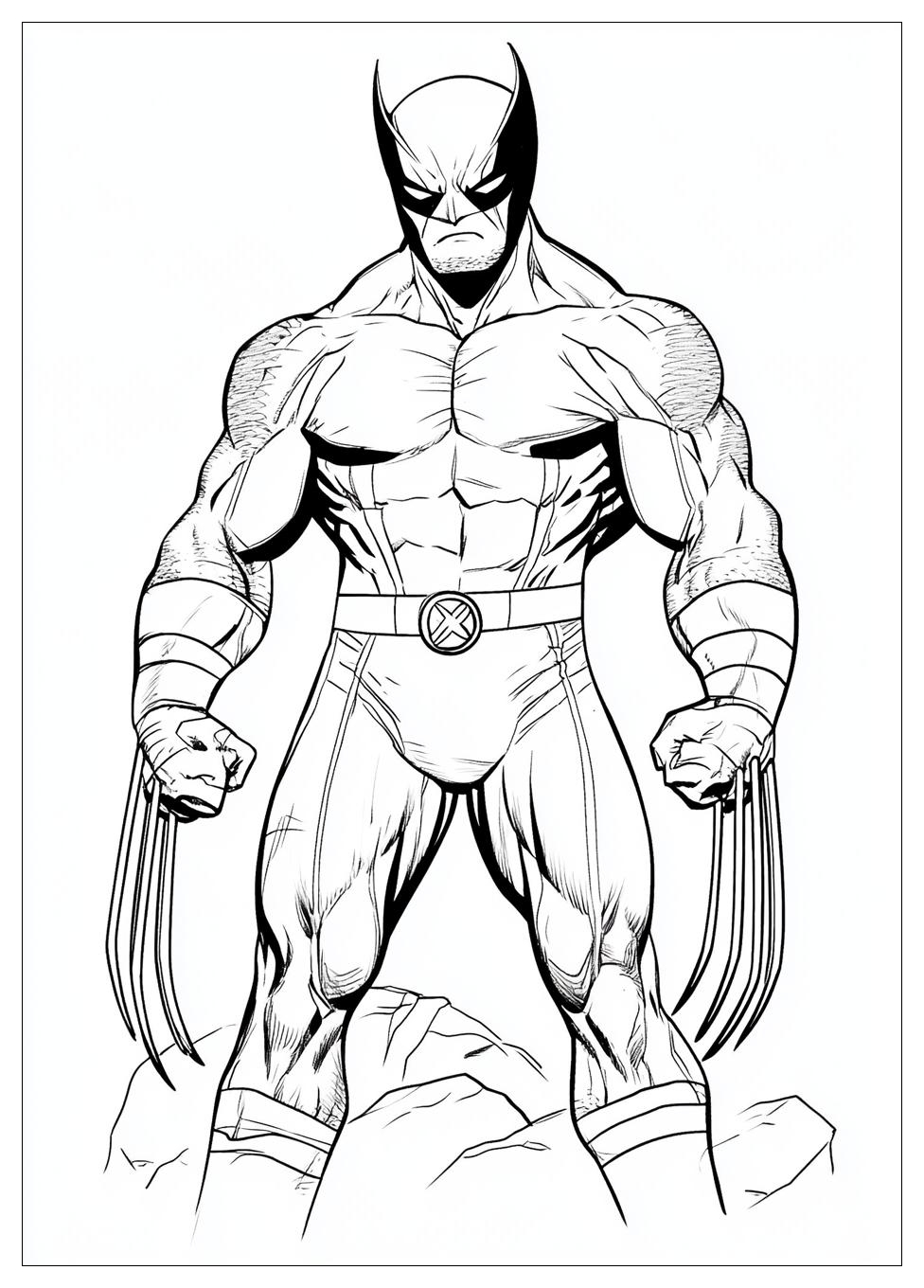 X Men Coloring Pages-7