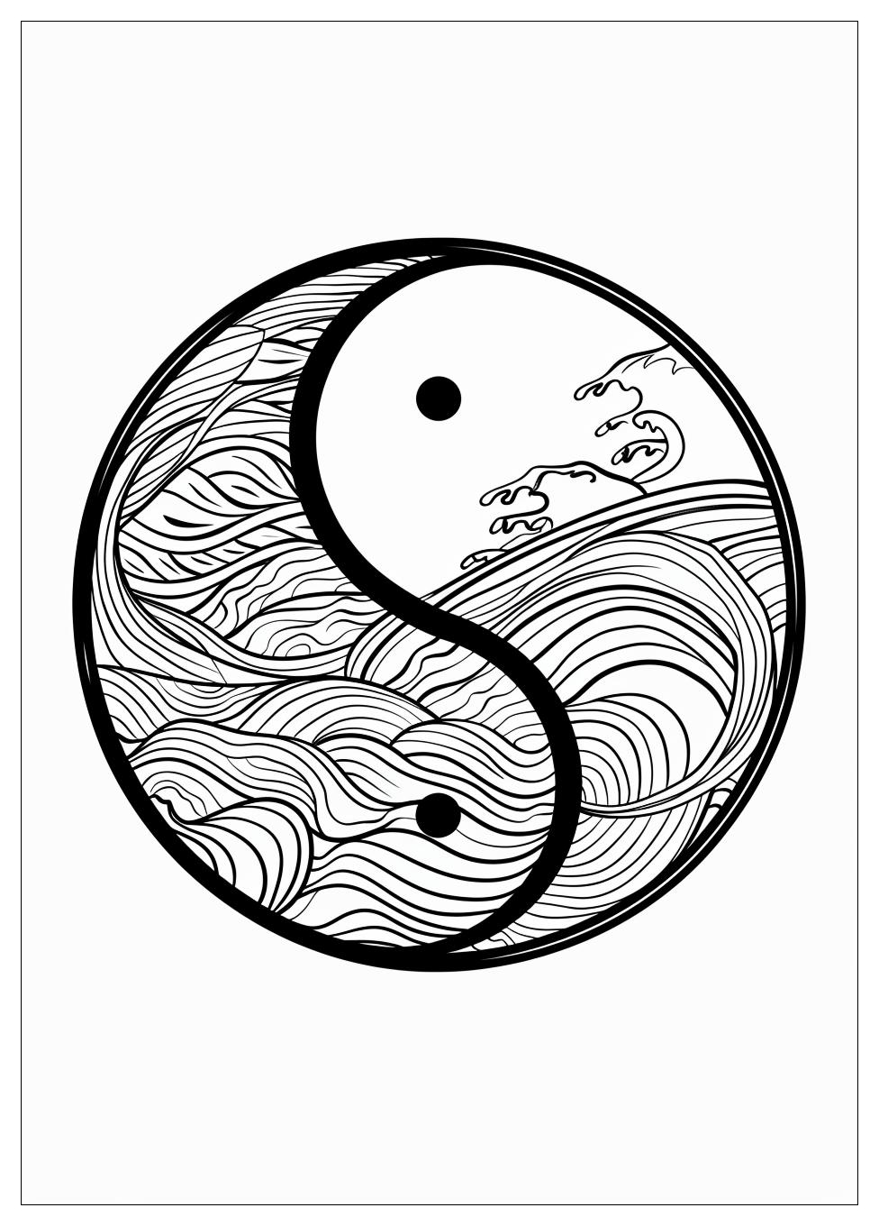 Yin Yang Coloring Pages-12
