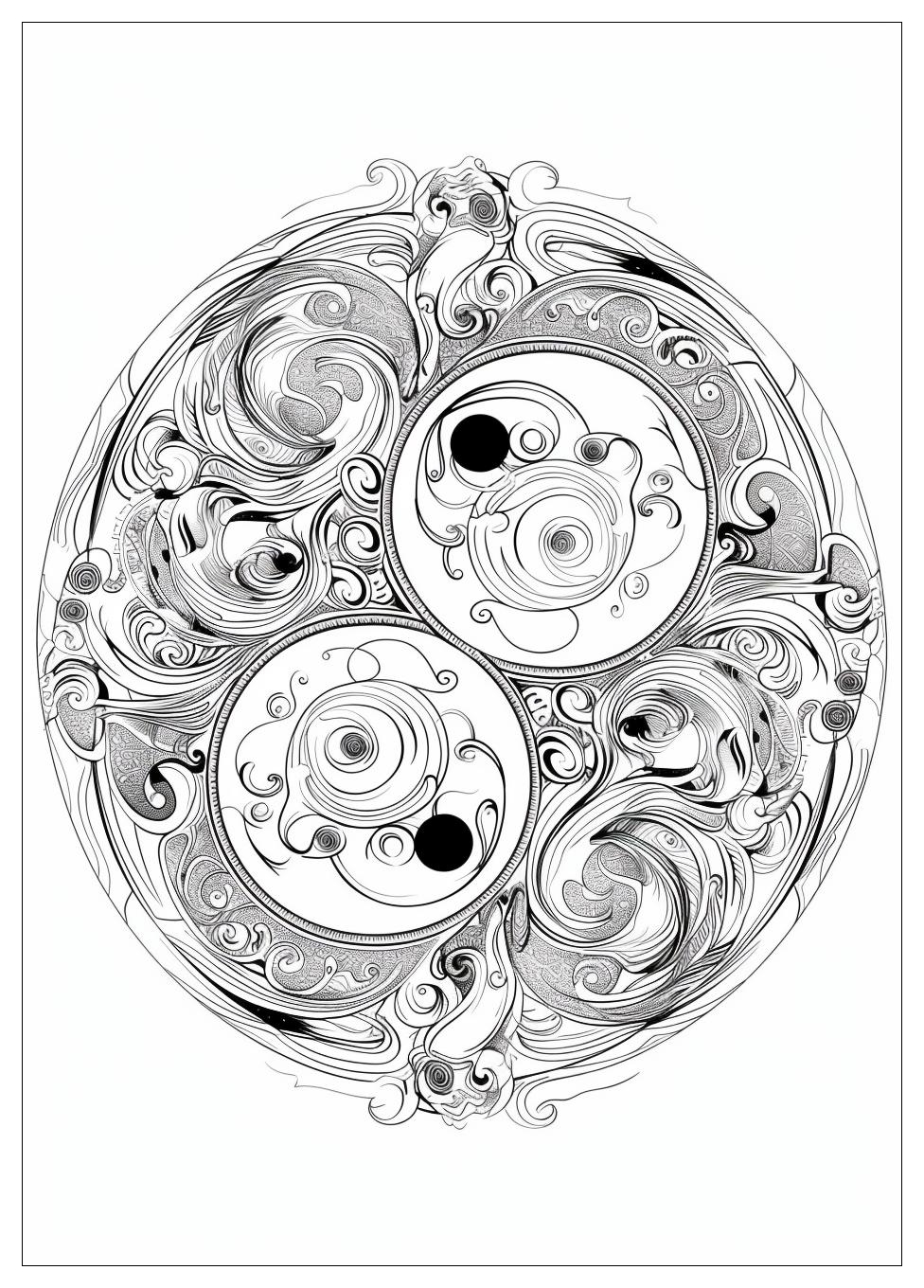 Yin Yang Coloring Pages-15