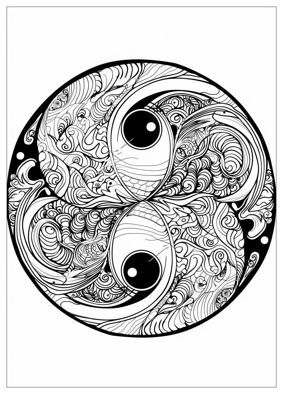 Yin Yang Coloring Pages-17