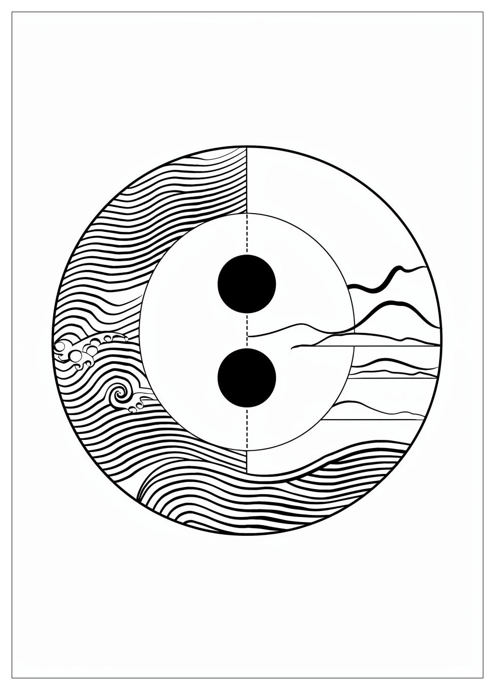 Yin Yang Coloring Pages-8