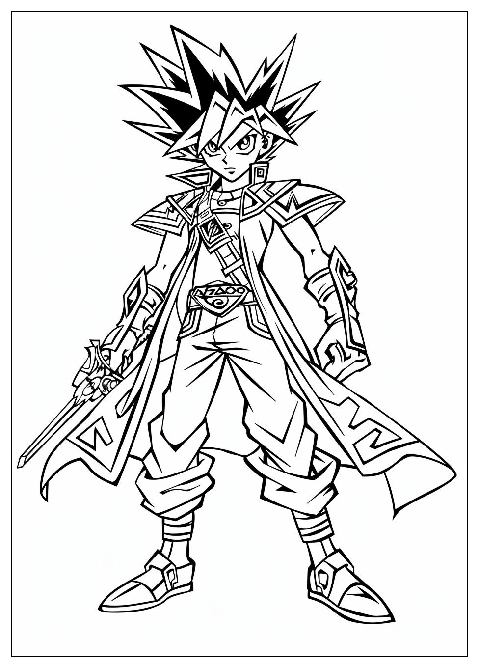 Yu Gi Oh Coloring Pages-1