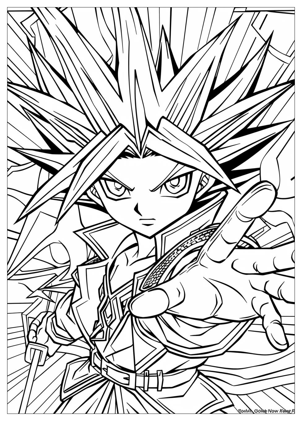 Yu Gi Oh Coloring Pages-12