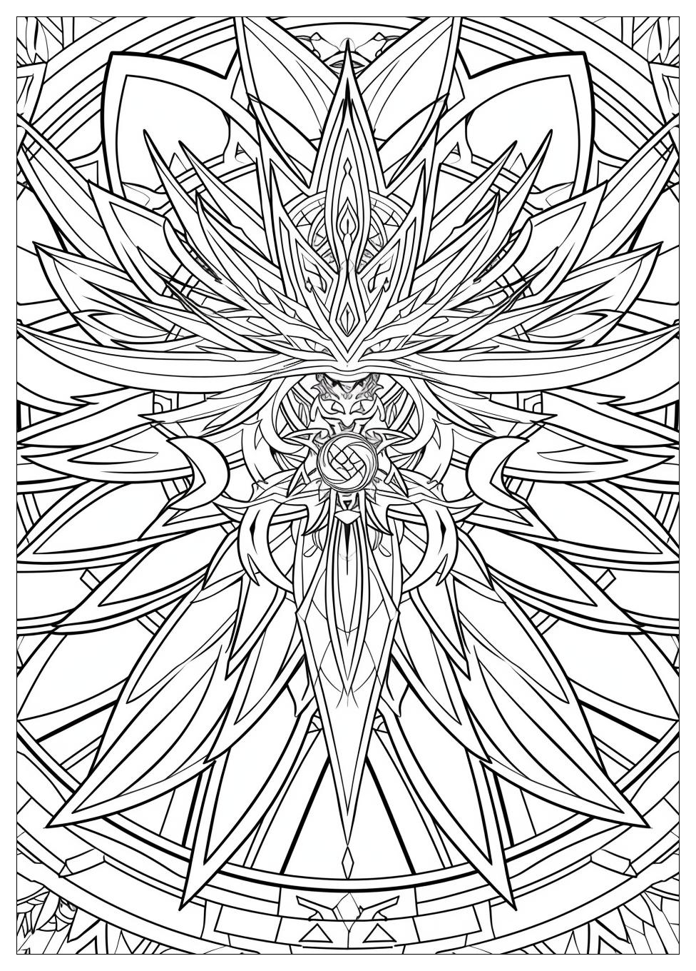 Yu Gi Oh Coloring Pages-13