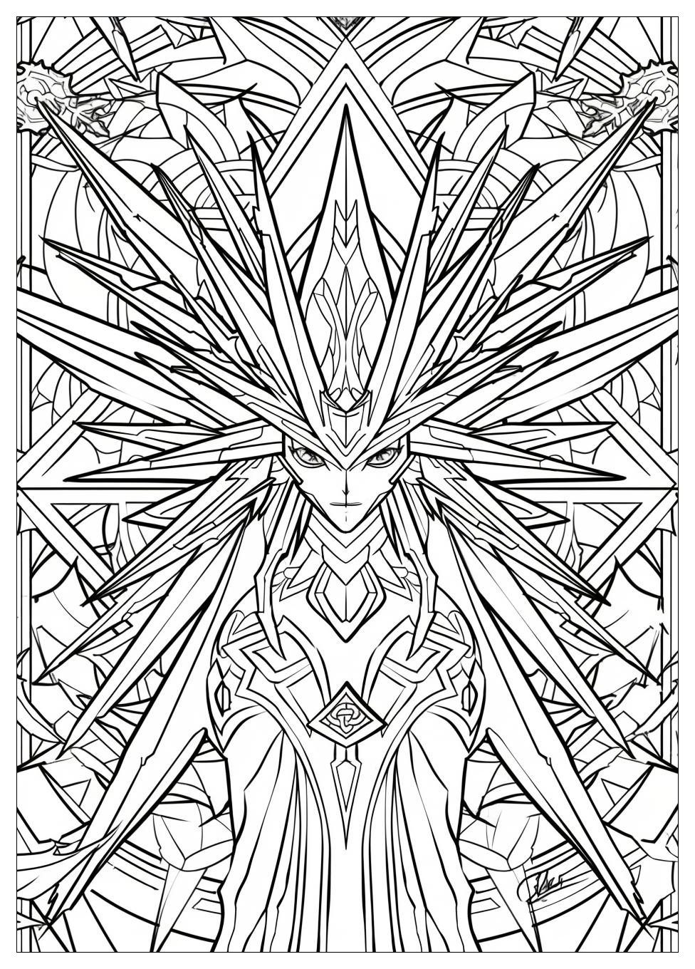 Yu Gi Oh Coloring Pages-19