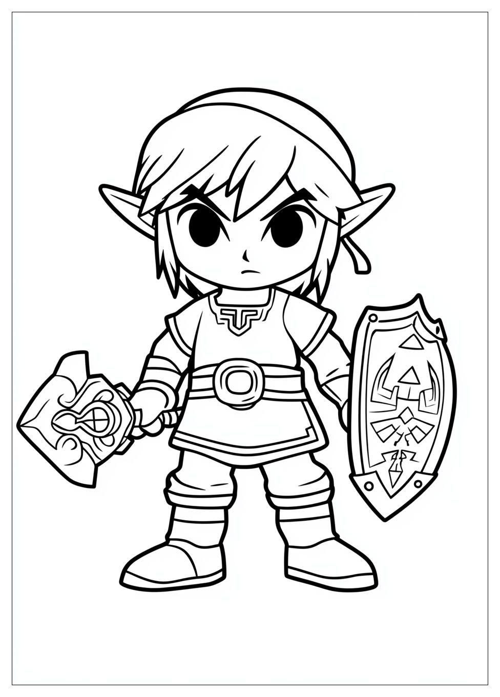 Zelda Coloring Pages-11