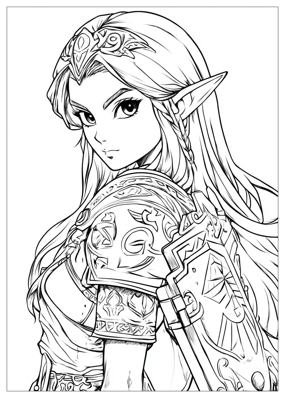 Zelda Coloring Pages-15