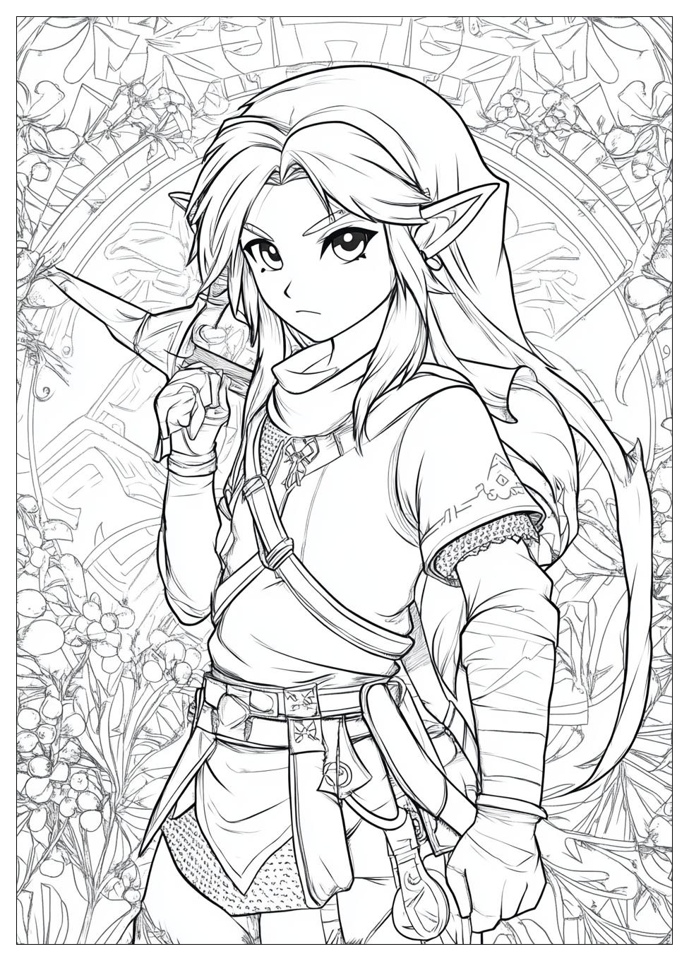 Zelda Coloring Pages-17