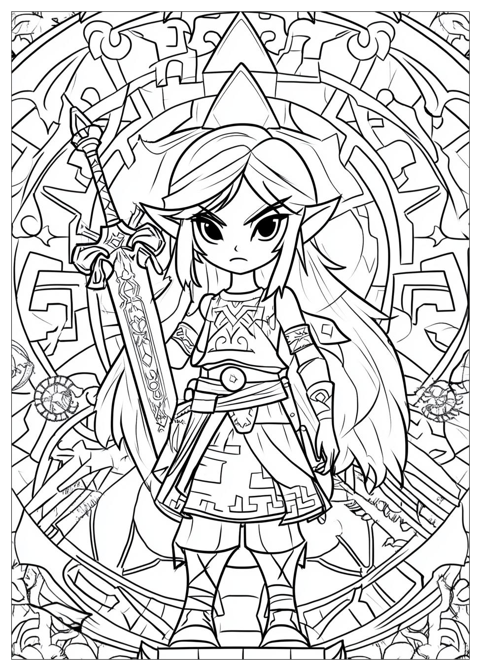 Zelda Coloring Pages-2